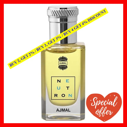Ajmal Neutron Eau De Parfumand For Men 3.4 Oz / 100 Ml