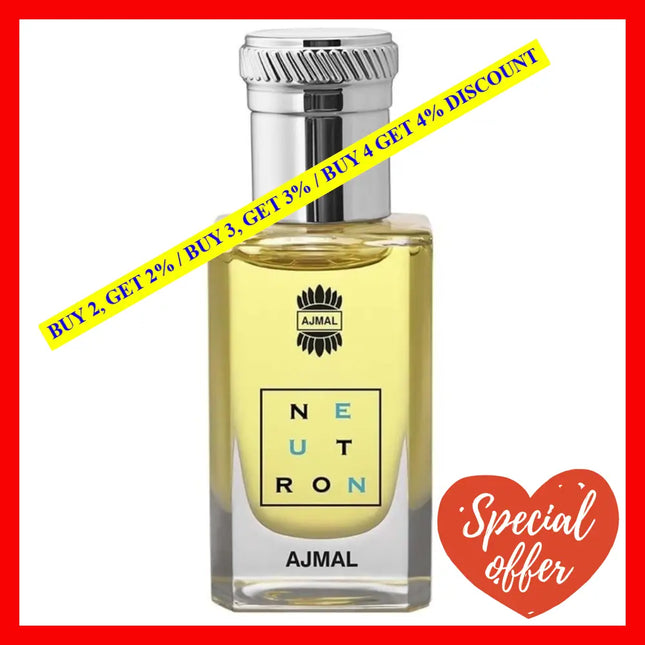 Ajmal Neutron Eau De Parfumand For Men 3.4 Oz / 100 Ml