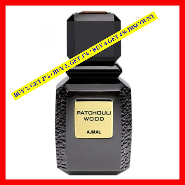 Ajmal Patchouli Wood Eau De Parfum Unisex 3.4 Oz / 100 Ml
