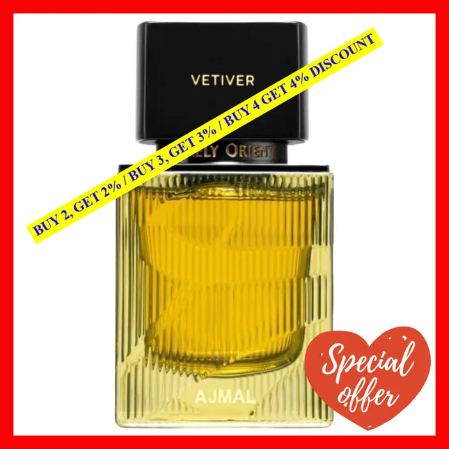 Ajmal Purely Orient Vetiver Eau De Parfum Unisex 2.5 Oz / 75 Ml