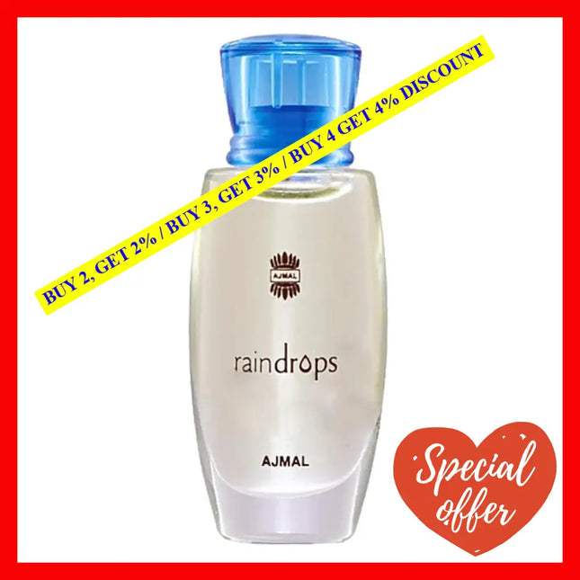 Ajmal Raindrops 0.34 Oz / 10 Ml Concentrated Perfume Oil For Women