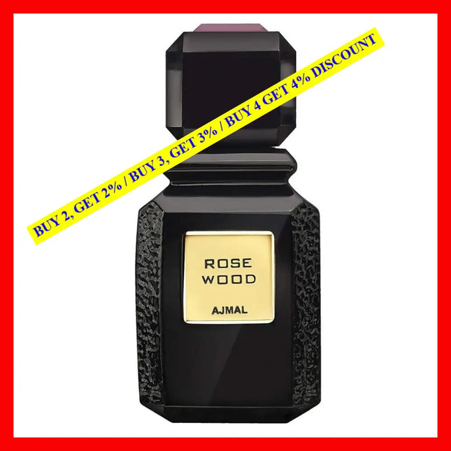 Ajmal Rose Wood Eau De Parfum Unisex 3.4 Oz / 100 Ml