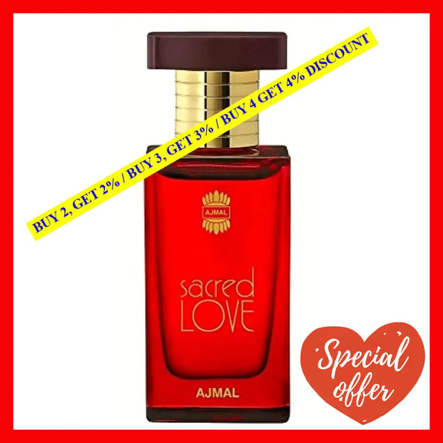 Ajmal Sacred Love Concentrated Perfume Oil For Women 0.33 Oz / 10 Ml