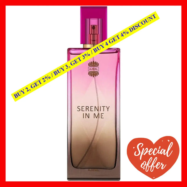 Ajmal Serenity In Me Eau De Parfum For Women 3.4 Oz / 100 Ml