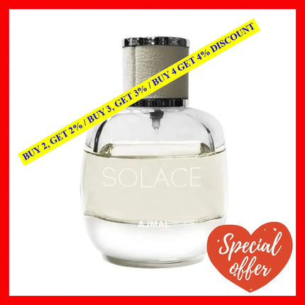Ajmal Solace Eau De Parfumand For Women 3.4 Oz / 100 Ml