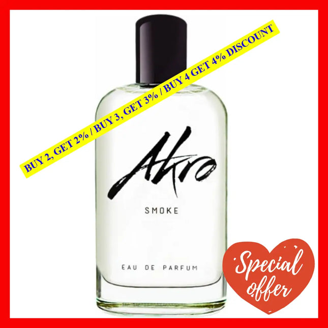 Akro Smoke Eau De Parfum Unisex 3.4 Oz / 100 Ml