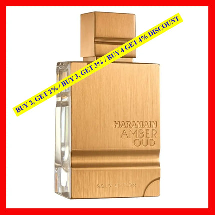 Al Haramain Amber Oud Gold Edition Eau De Parfum For Men 3.4 Oz / 100 Ml