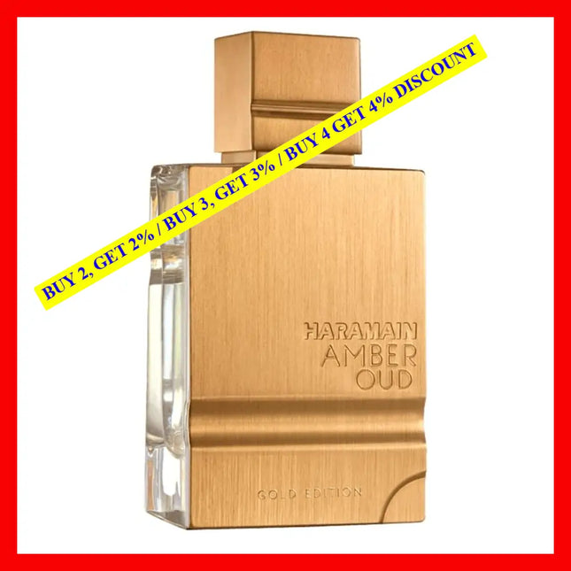 Al Haramain Amber Oud Gold Edition Eau De Parfum For Men 3.4 Oz / 100 Ml