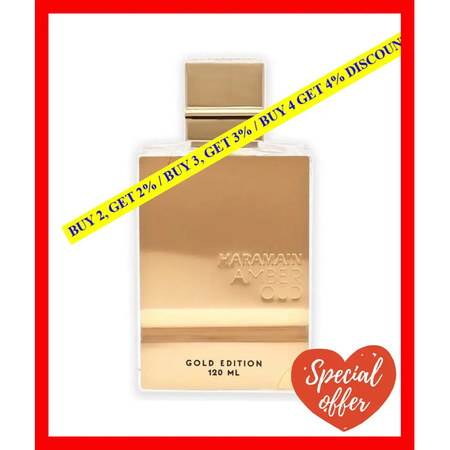 Al Haramain Amber Oud Gold Edition Edp Spray 120 Ml - 6291100130498