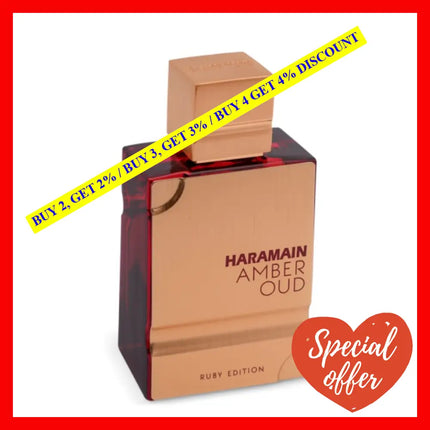 Al Haramain Amber Oud Ruby Edition 2.0 Oz - 60Ml Eau De Parfum Spray