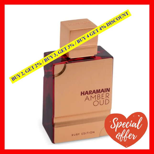 Al Haramain Amber Oud Ruby Edition 2.0 Oz - 60Ml Eau De Parfum Spray