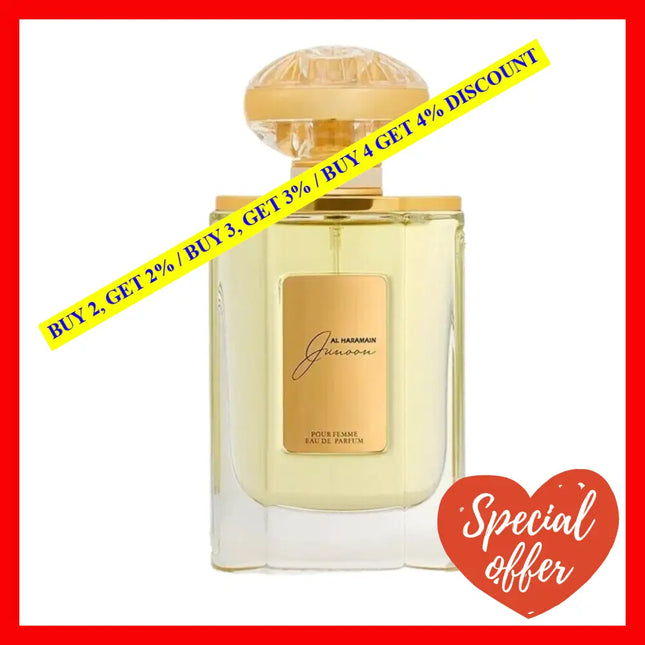 Al Haramain Junoon 2.5 Oz / 75 Ml Eau De Parfum For Women