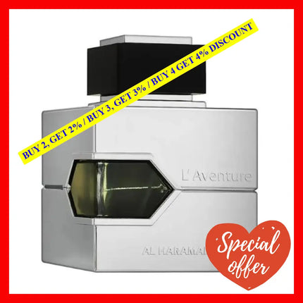 Al Haramain L’aventure Eau De Parfum For Men 3.4 Oz / 100 Ml