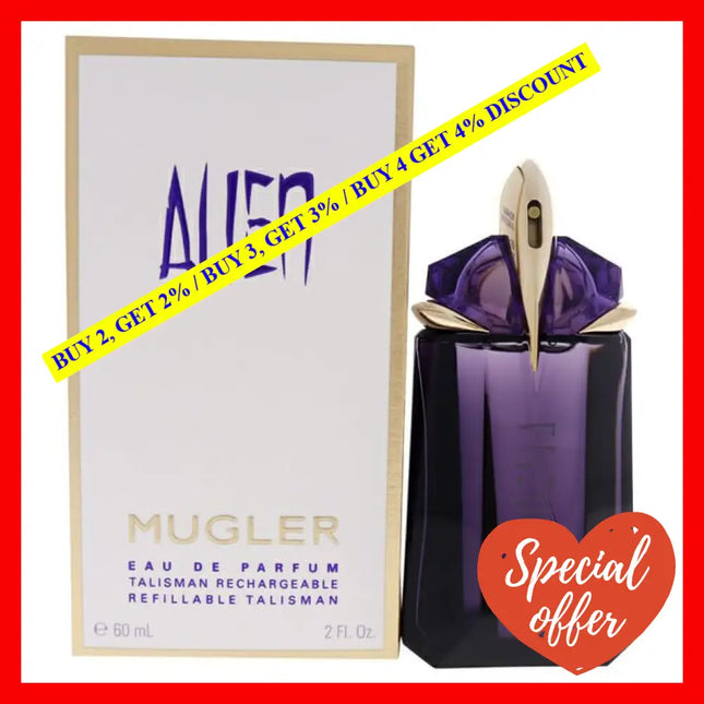 Alien By Thierry Mugler For Women - 2 Oz Edp Spray (Refillable)