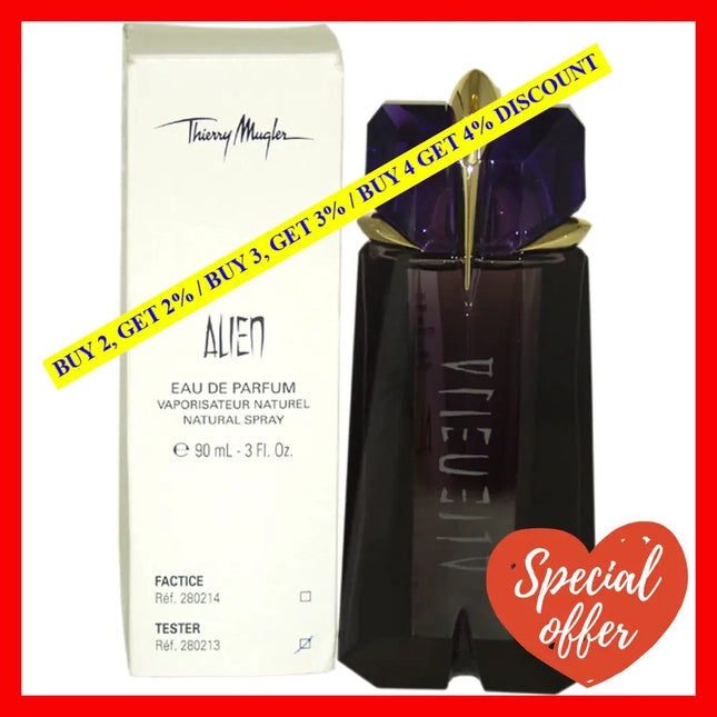 Alien By Thierry Mugler For Women - 3 Oz Edp Spray (Tester)