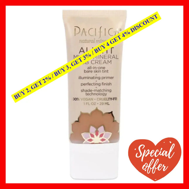 Alight Multi-Mineral Bb Cream - 3 Dark By Pacifica For Women 1 Oz Makeup