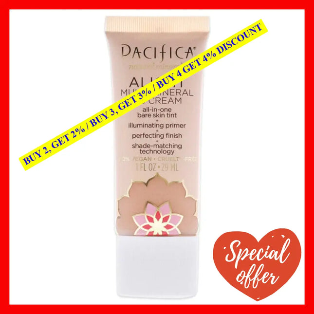 Alight Multi-Mineral Bb Cream - 6 Medium By Pacifica For Women 1 Oz Makeup