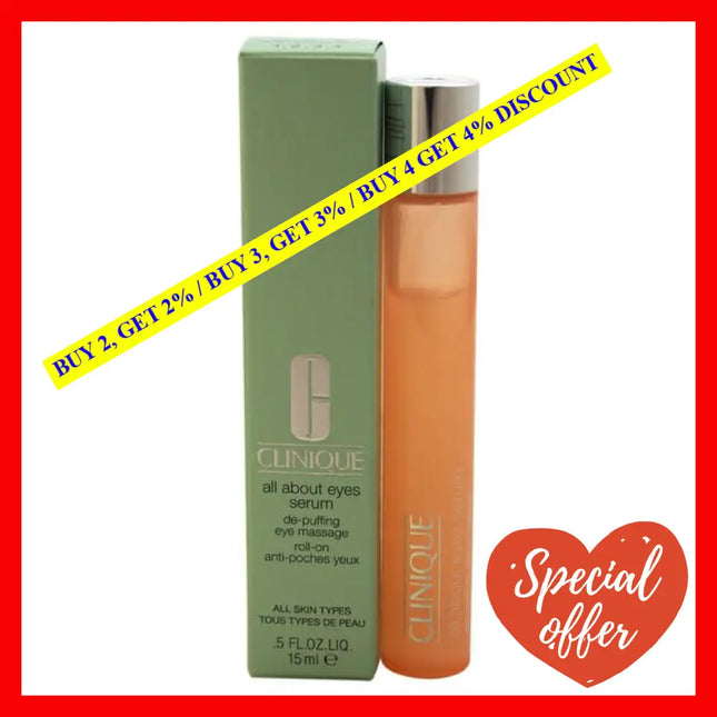 All About Eyes Serum For Skin Types By Clinique For Unisex - 15 Ml