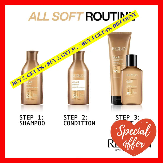 All Soft Shampoo By Redken For Unisex - 1.7 Oz