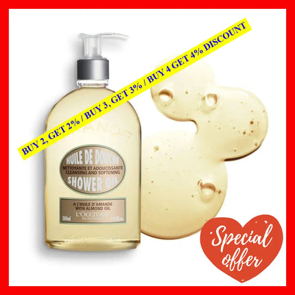Almond Shower Oil By Loccitane For Unisex - 16.9 Oz