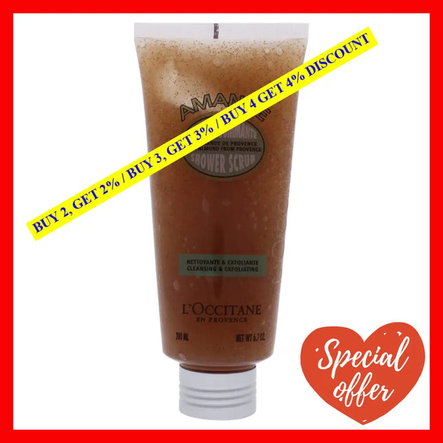 Almond Shower Scrub By Loccitane For Unisex - 6.7 Oz