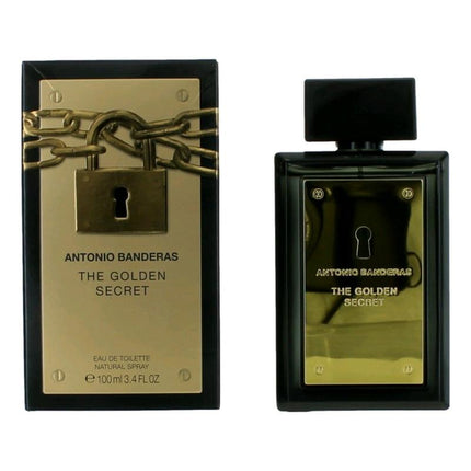 The Golden Secret By Antonio Banderas, 3.4 Oz Eau De Toilette Spray For Men