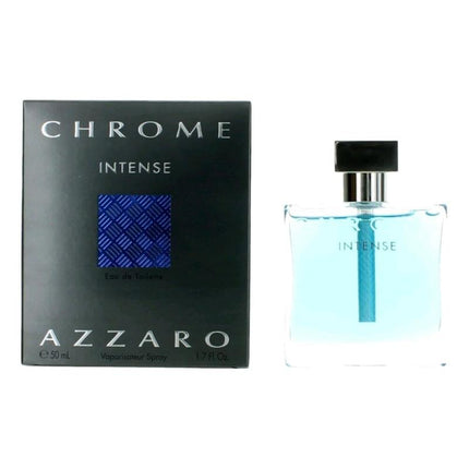 Chrome Intense By Azzaro, 1.7 Oz Eau De Toilette Spray For Men