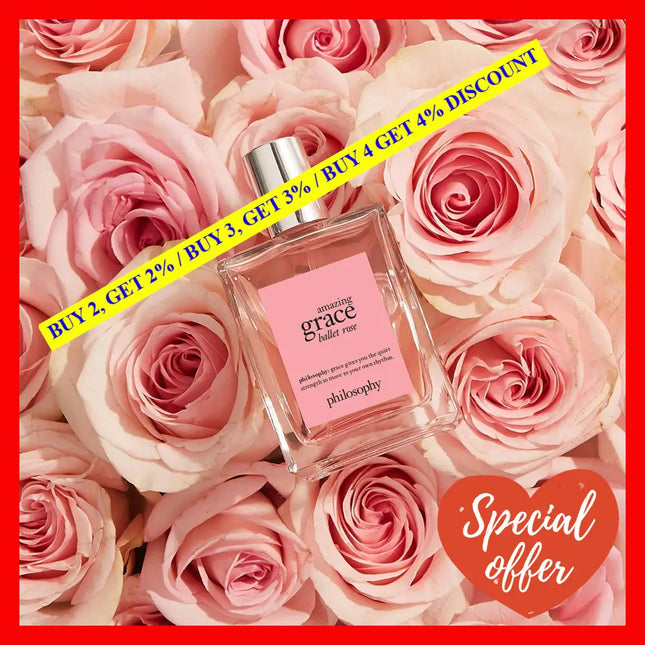 Amazing Grace Ballet Rose By Philosophy For Women - 4 Oz Edt Spray