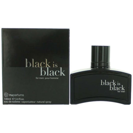 Black Is Black By Nuparfums, 3.4 Oz Eau De Toilette Spray For Men