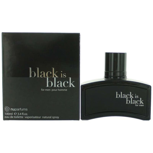 Black Is Black By Nuparfums, 3.4 Oz Eau De Toilette Spray For Men