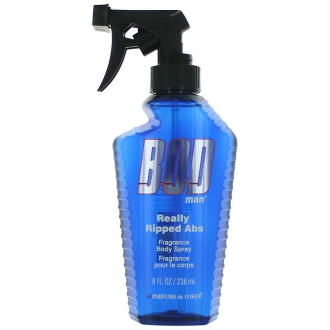 Bod Man Really Ripped Abs By Parfums De Coeur, 8 Oz Frgrance Body Spray For Men