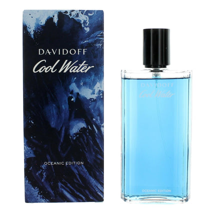 Cool Water Oceanic Edition By Davidoff, 4.2 Oz Eau De Toilette Spray For Men