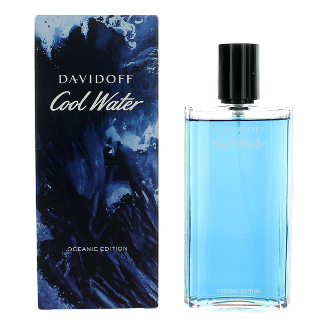 Cool Water Oceanic Edition By Davidoff, 4.2 Oz Eau De Toilette Spray For Men