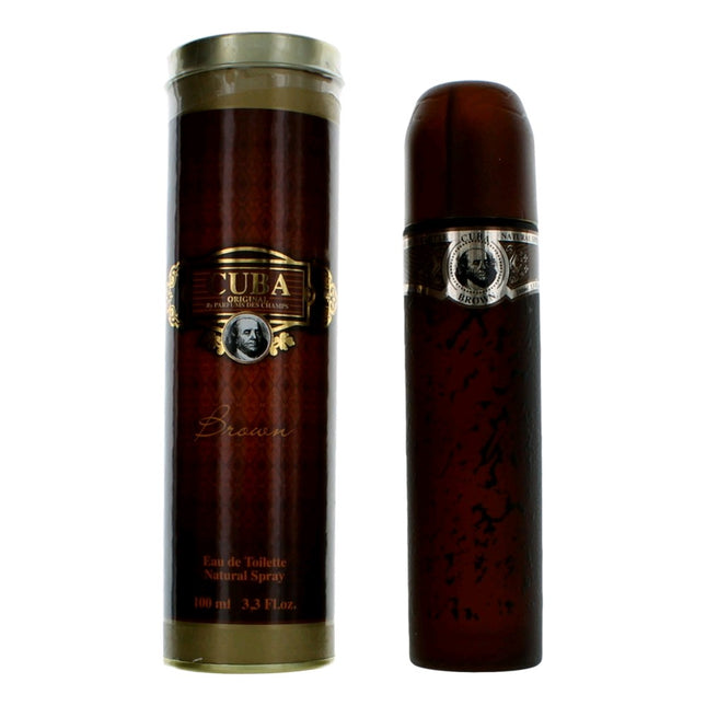 Cuba Brown By Cuba, 3.3 Oz Eau De Toilette Spray For Men
