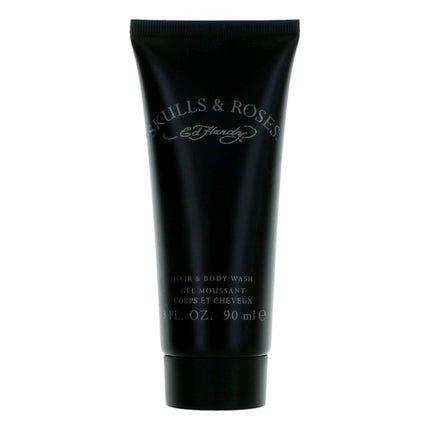 Ed Hardy Skulls &amp; Roses By Ed Hardy, 3 Oz Hair &amp; Body Wash For Men