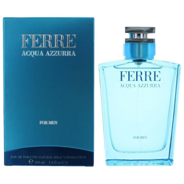 Ferre Acqua Azzurra By Gianfranco Ferre, 3.4 Oz Eau De Toilette Spray For Men
