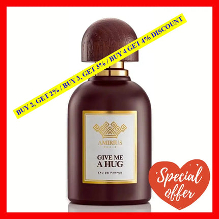 Amirius Give Me A Hug Eau De Parfum Unisex 2.5 Oz / 75 Ml
