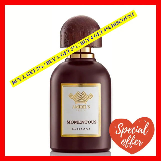Amirius Momentous Eau De Parfum Unisex 2.5 Oz / 75 Ml