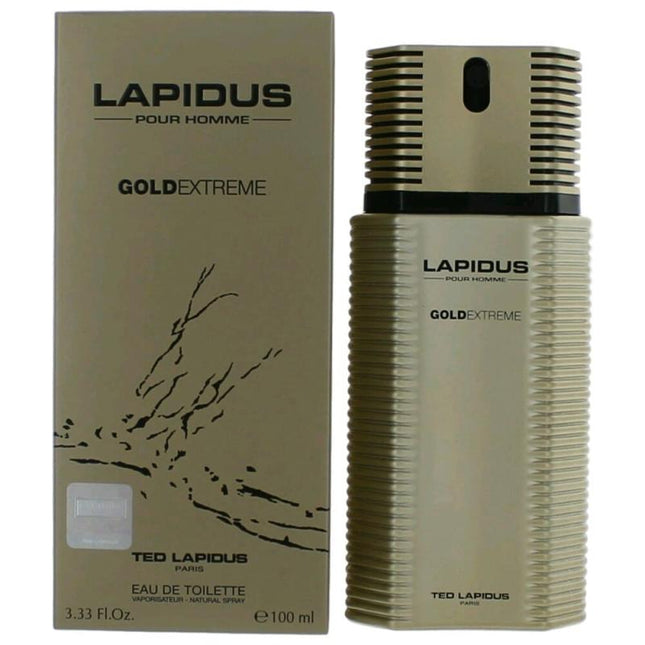 Lapidus Gold Extreme By Ted Lapidus, 3.3 Oz Eau De Toilette Spray For Men
