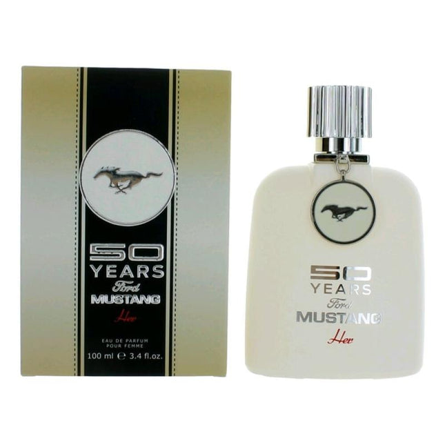 50 Years Ford Mustang Her By Mustang, 3.4 Oz Eau De Parfum Spray For Women