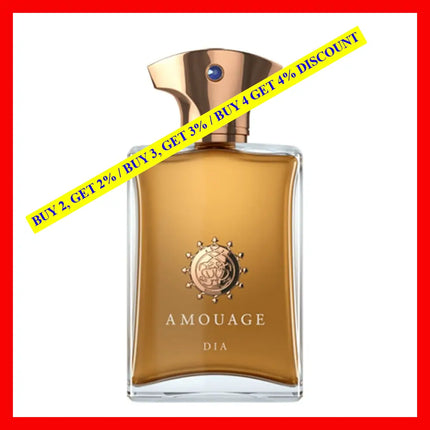 Amouage Dia Perfume(New Packing) Eau De Parfum Ml Spray For Man(New 3.4 Oz / 100 Ml