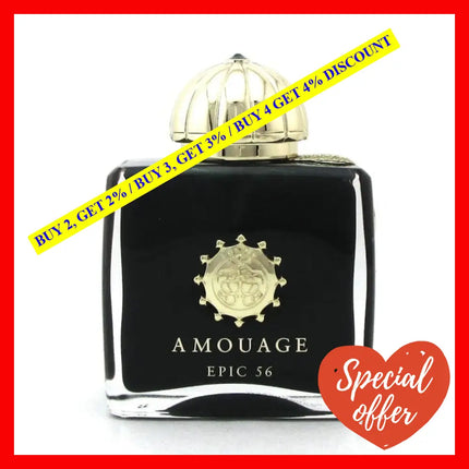 Amouage Epic 56 Woman Exceptional Extrait For Women 3.3 Oz / 100 Ml