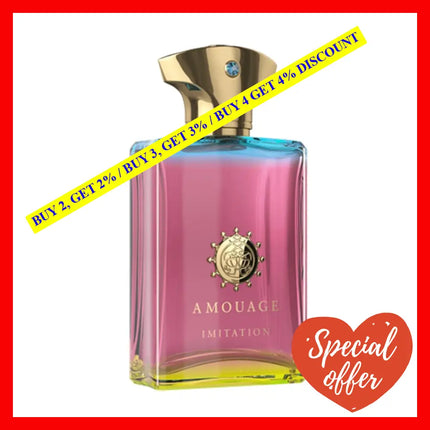 Amouage Imitation Perfume For Men New Packing Eau De Parfum Spray 3.4Oz - 100Ml