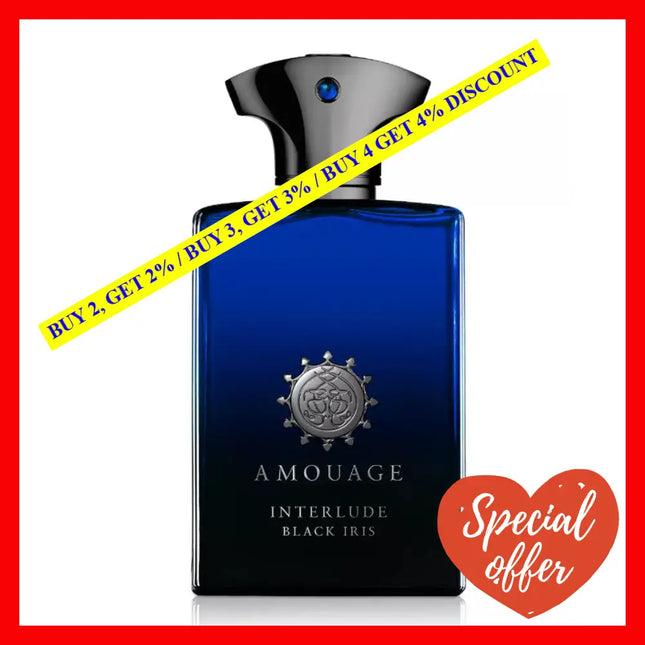 Amouage Interlude Black Iris (New Packaging) 3.3Oz - 100Ml Eau De Parfum Spray New Packaging