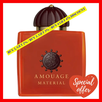 Amouage Material Eau De Parfum For Womenand 3.4 Oz / 100 Ml