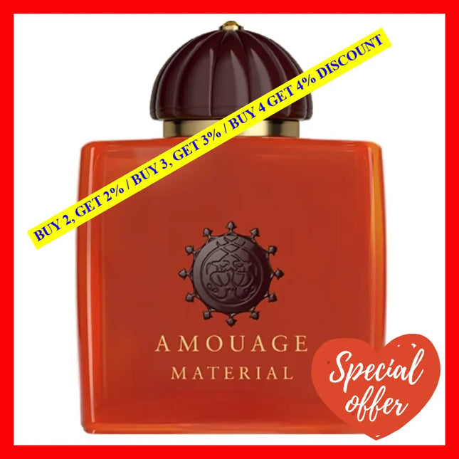 Amouage Material Eau De Parfum For Womenand 3.4 Oz / 100 Ml
