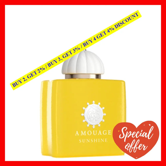 Amouage Sunshine For Women New Packing Eau De Parfum 3.4Oz - 100Ml