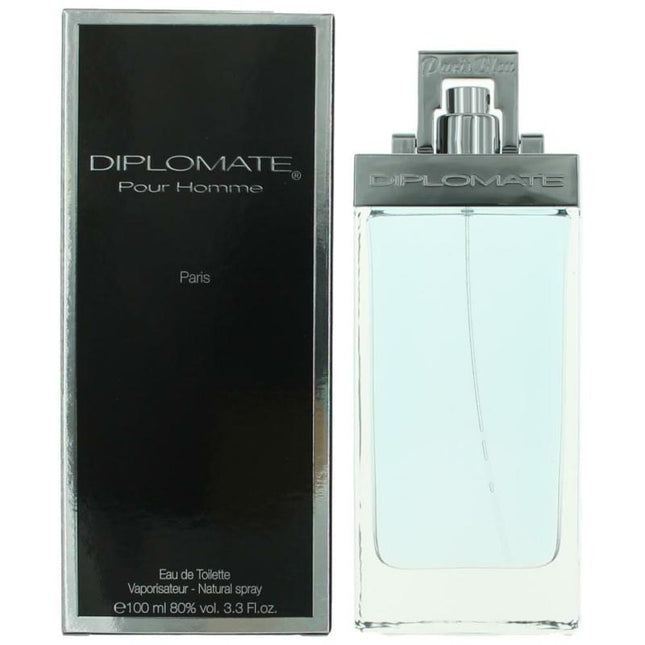 Diplomat Pour Homme By Paris Bleu Parfums, 3.3 Oz Eau De Toilette Spray For Men
