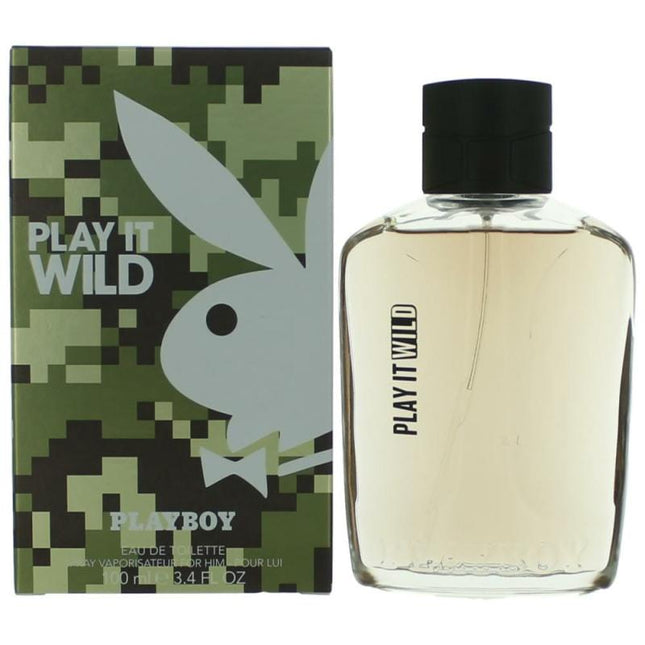 Playboy Play It Wild By Coty, 3.4 Oz Eau De Toilette Spray For Men