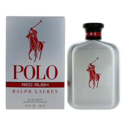 Polo Red Rush By Ralph Lauren, 4.2 Oz Eau De Toilette Spray For Men